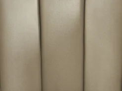 Conjunto de 2 sillas de terciopelo y metal negro - Beige - PRANILA