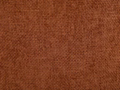 Conjunto de 6 sillas en tela texturizada y madera de hevea natural oscura - Terracotta - LYLABA
