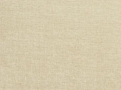Conjunto de 2 sillas en tela y metal blanco - Beige - TANURY