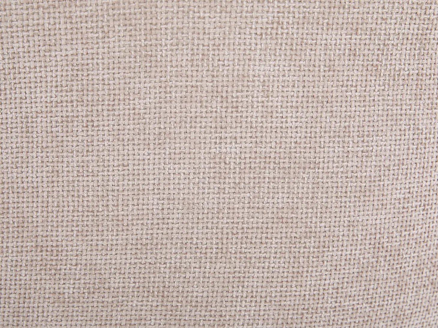 Conjunto de 6 sillas en tela texturizada y madera de hevea natural oscuro - Beige - LYLABA