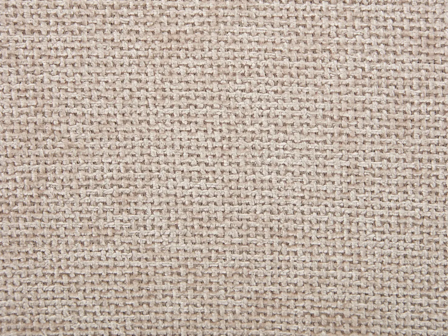 Conjunto de 6 sillas en tela texturizada y madera clara de hevea natural - Beige - MARLENI