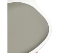 Conjunto de 4 sillas escandinavas contemporáneas para comedor - Blanco