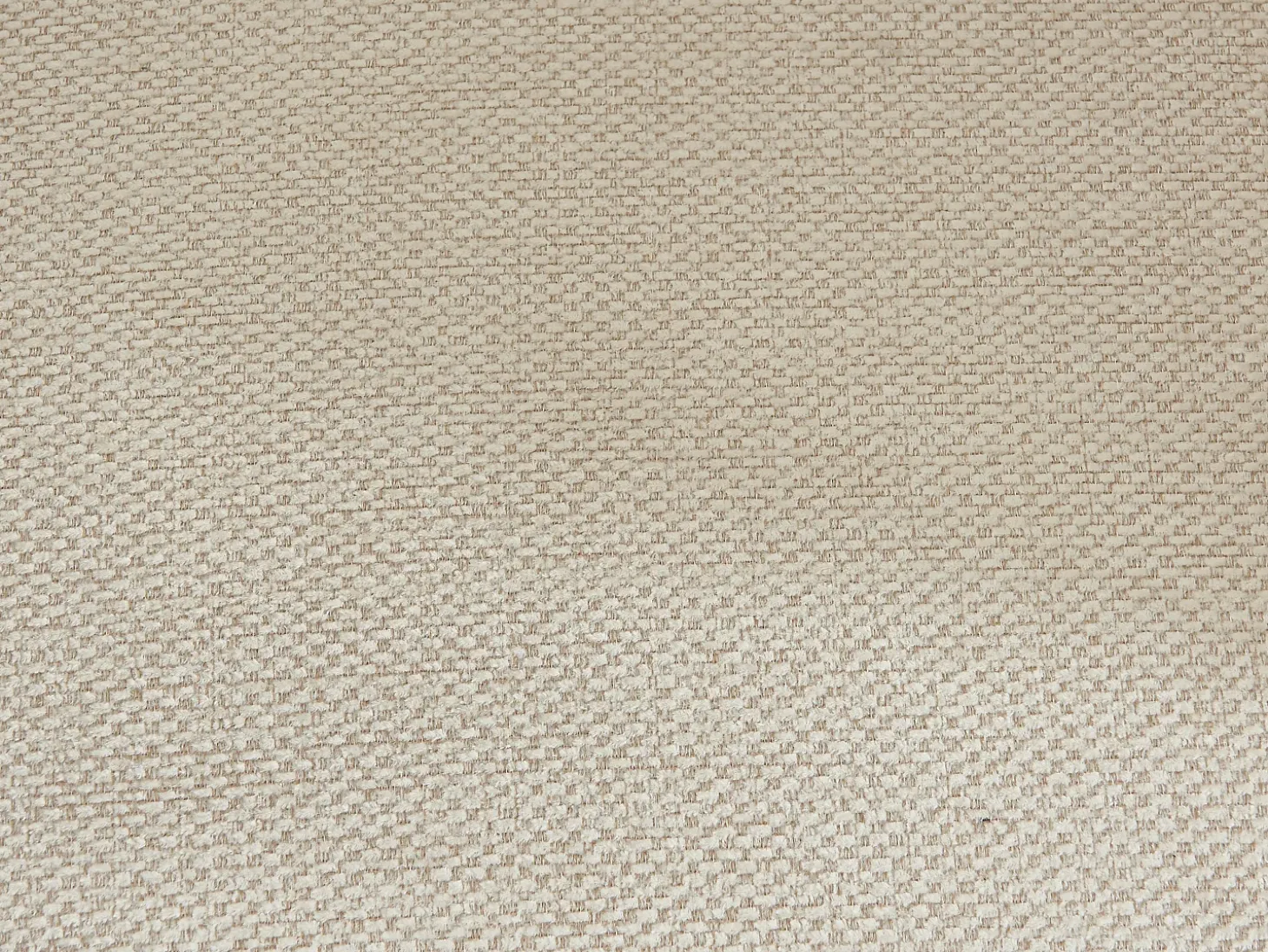 Conjunto de 6 sillas giratorias con reposabrazos en tela y metal negro - Crema - LEJINA