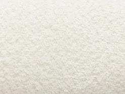 Conjunto de 2 sillas reposabrazos en tela bouclé y madera de Haya - Blanco y negro - LIVELIA