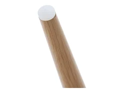 Conjunto de 4 sillones de ratán con asiento acolchado de PU, color beige
