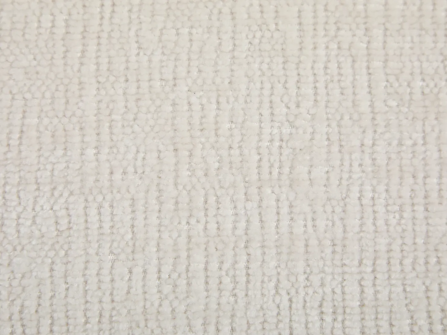 Conjunto de 2 taburetes en tela texturizada y madera de hevea natural - Crema - LERANIA