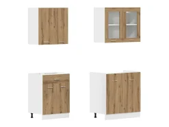 Conjunto de armarios de cocina de 4 piezas 