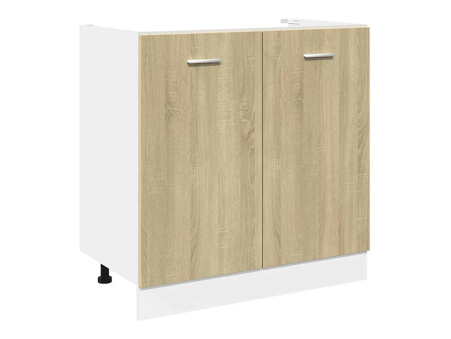 Conjunto de armarios de cocina "Lyon" de 7 piezas de madera de ingeniería de roble Sonoma
