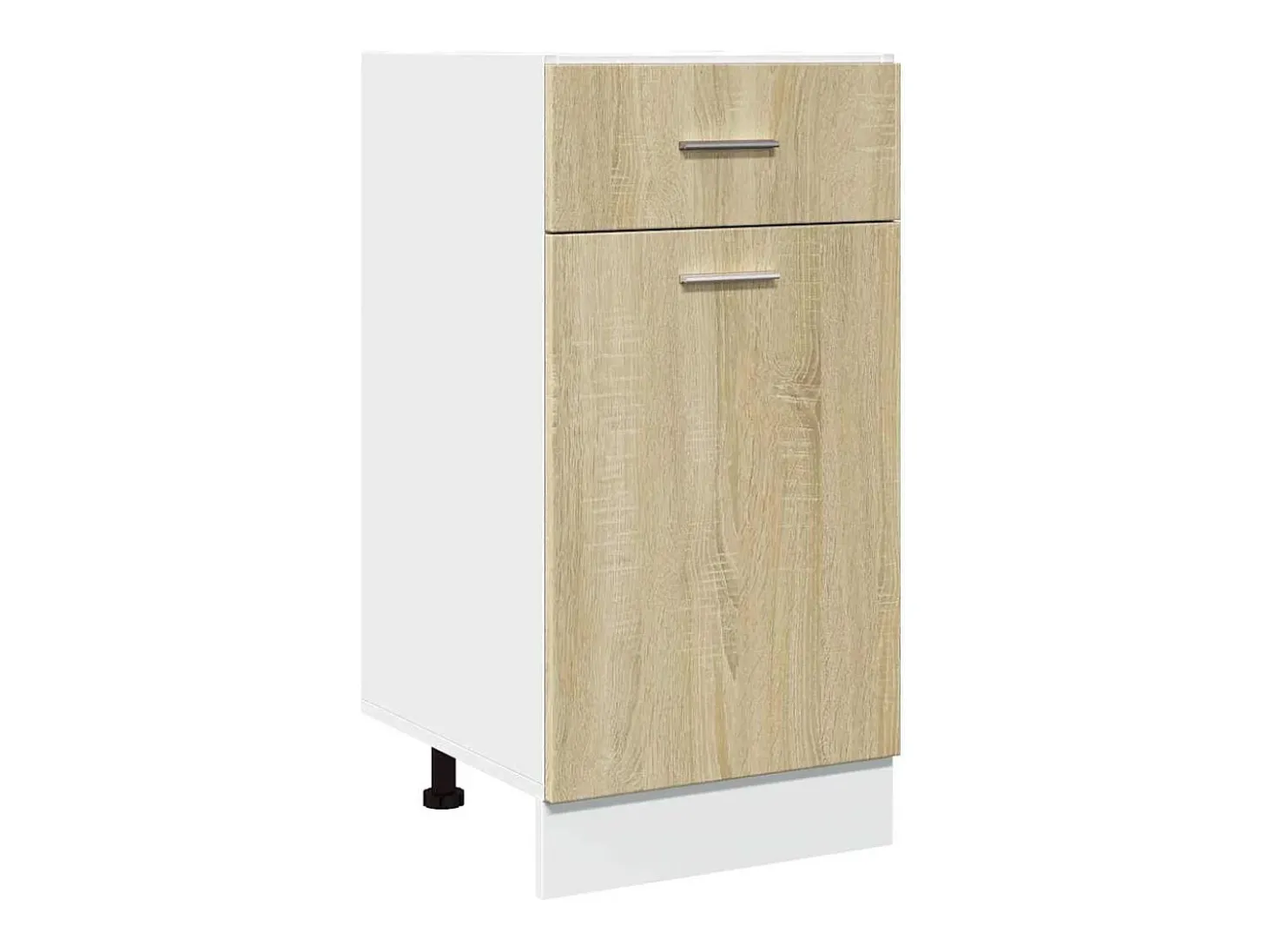 Conjunto de armarios de cocina "Lyon" de 7 piezas de madera de ingeniería de roble Sonoma