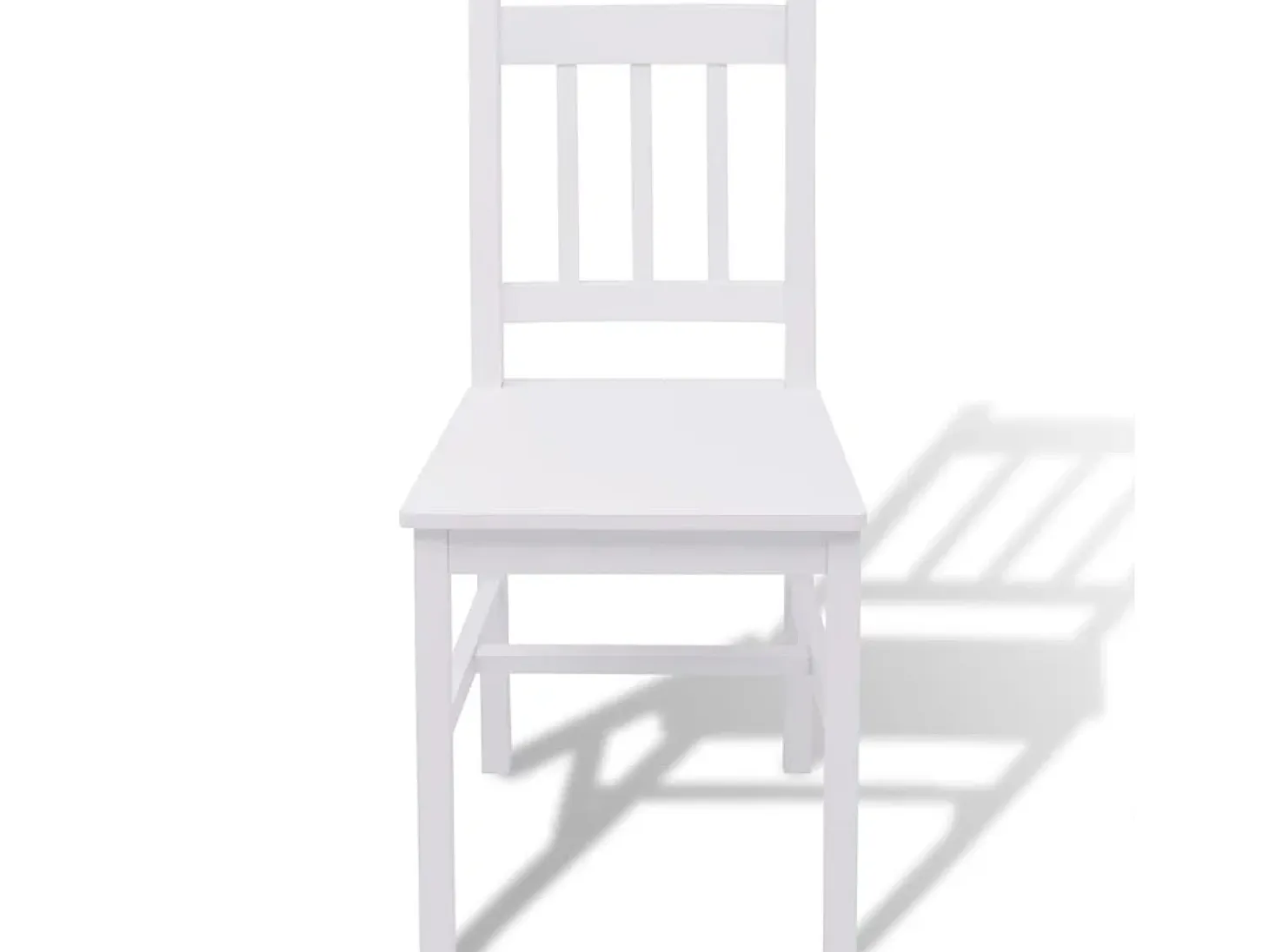 Conjunto de comedor 3 piezas madera de pino blanco