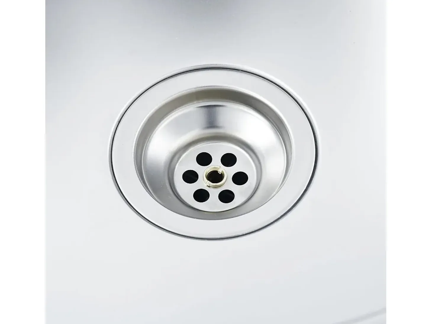Conjunto de fregadero y escurridor de cocina plata 800x500x155 mm acero inoxidable