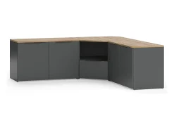 Conjunto de salón antracita/sonoma 68x68x50 wido