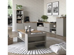 Conjunto de salón gris 68x68x50 wido