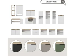 Conjunto de salón gris 68x68x50 wido