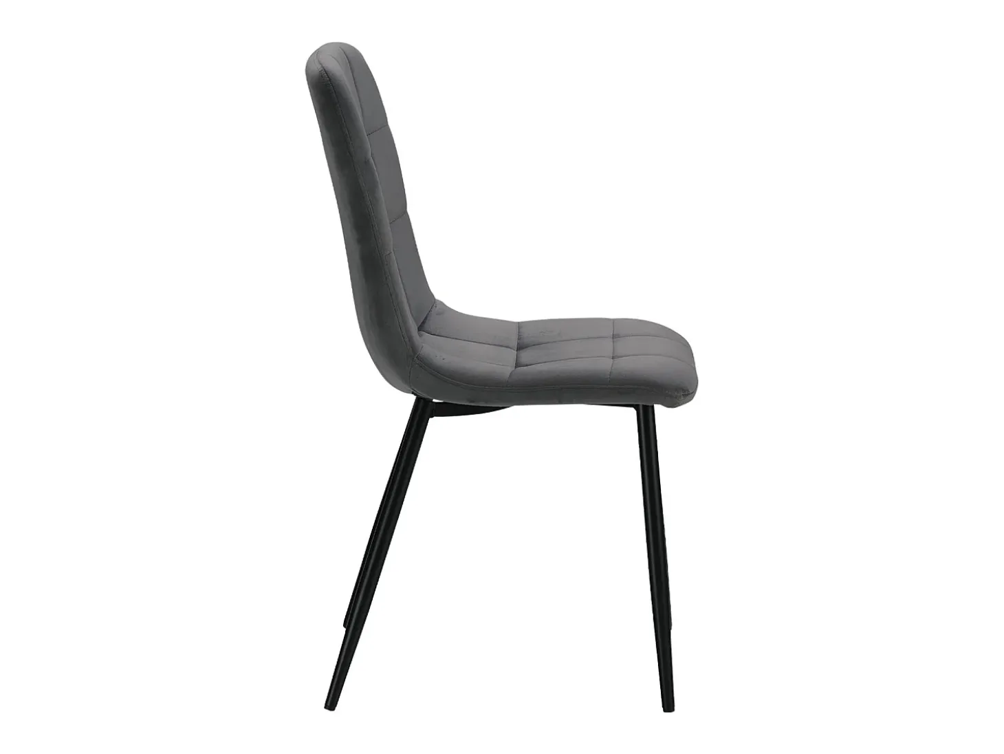 Conjunto de sillas de comedor 43.5x88x50 cm Gris Sillas Eames