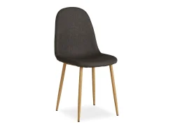 Conjunto de sillas de comedor 44x88x45.5 cm Sillas Egg antracita