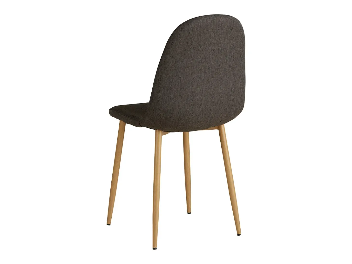 Conjunto de sillas de comedor 44x88x45.5 cm Sillas Egg antracita