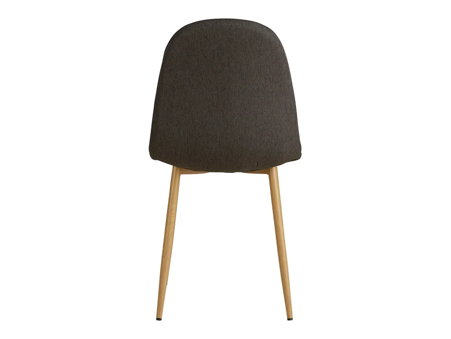 Conjunto de sillas de comedor 44x88x45.5 cm Sillas Egg antracita