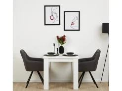 Conjunto de sillas de comedor 59x88x57 cm Antracita Sillas Eames