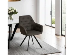 Conjunto de sillas de comedor 59x88x57 cm Antracita Sillas Eames