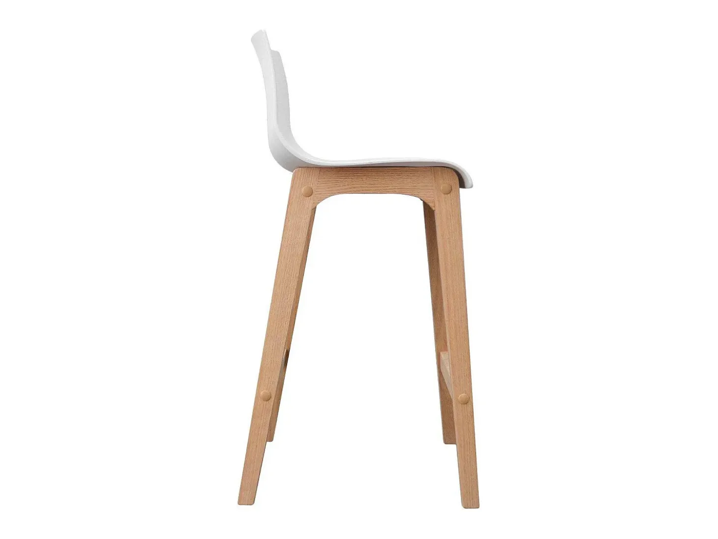 Conjunto de taburetes de bar de roble 65cm TANNA