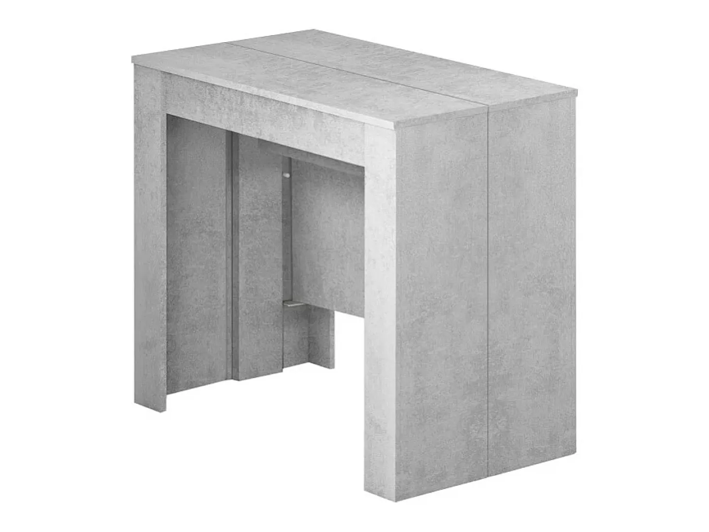 Consola de comedor extensible Funzionale 5 posiciones cemento