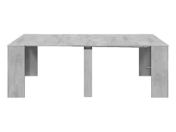 Consola de comedor extensible Funzionale 5 posiciones cemento