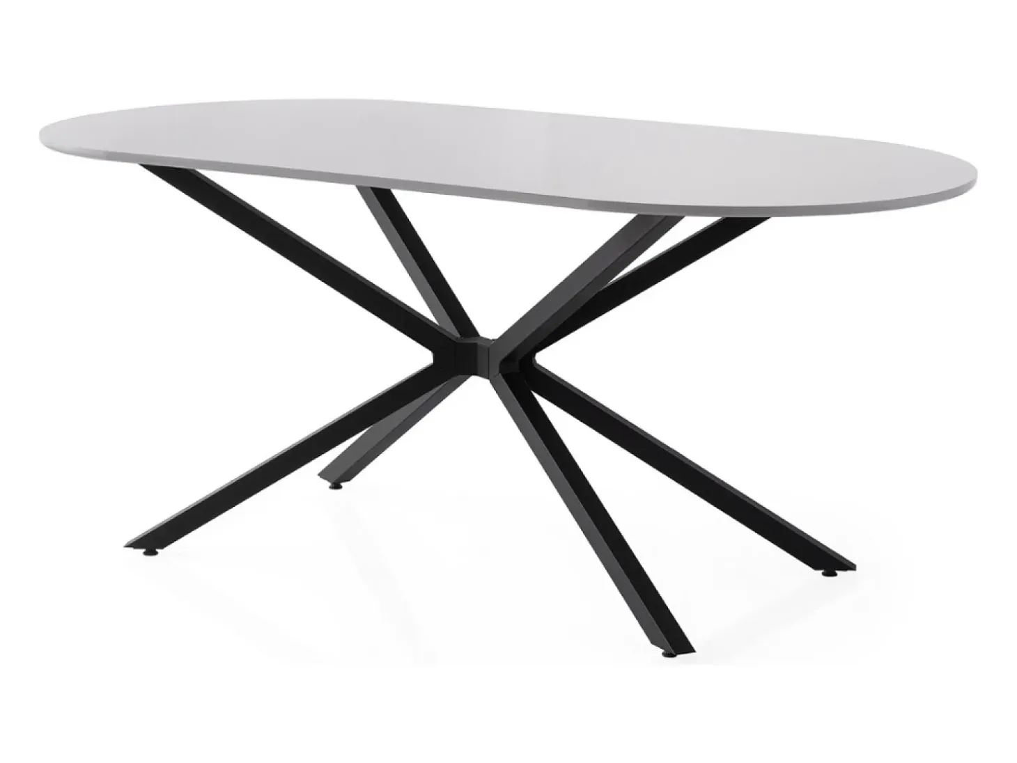 Consola de estilo industrial HANKO - madera y negro - 140 cm