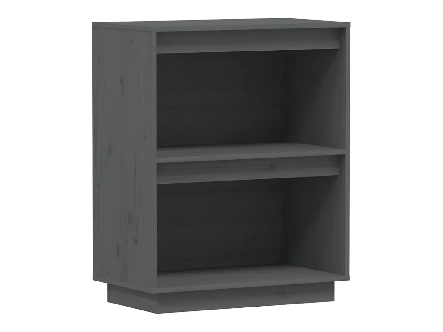 Consola Gris 60x34x75 cm Madera maciza de pino