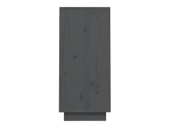 Consola Gris 60x34x75 cm Madera maciza de pino
