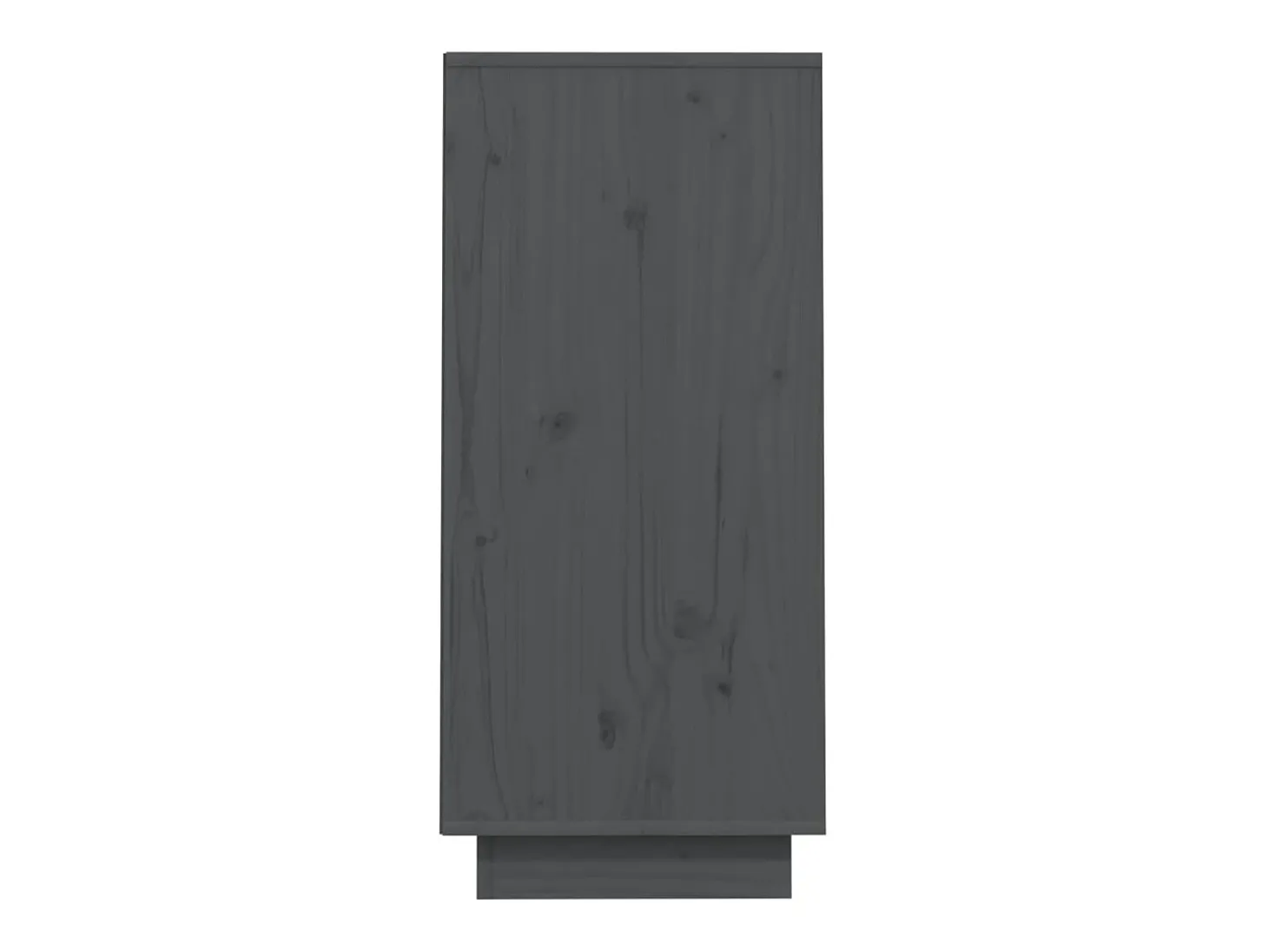 Consola Gris 60x34x75 cm Madera maciza de pino