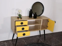 Consola HAVANA color roble Amarillo