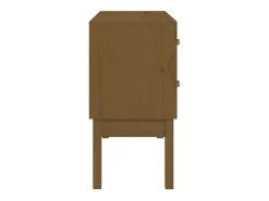 Consola marrón miel 90x40x78 cm Madera maciza de pino