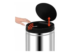 Contenedor automático con sensor de acero inoxidable de 70 litros 02_0006063
