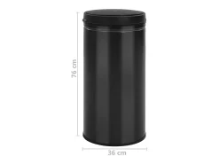 Contenedor automático con sensor de 70 l acero al carbono negro 02_0043843