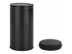 Contenedor automático con sensor de 60 litros acero al carbono negro 02_0006038