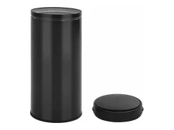 Contenedor automático con sensor de 80 litros acero al carbono negro 02_0006034