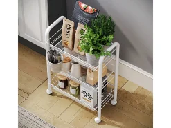 Contenedor con ruedas blanco 45x27x64 tarro