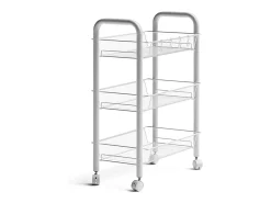 Contenedor con ruedas blanco 45x27x64 tarro