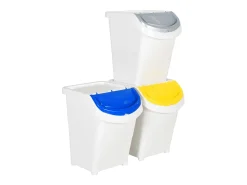 Contenedores apilables con tapa 3 piezas PP 120 litros blanco 02_0006049