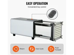 Cortador De Papas Eléctrico SucceBuy, Picadora De Patatas Y Verduras De Acero Inoxidable