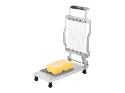 Cortador de Queso Fino SucceBuy, Hilo de 0,5 cm, para Queso, Cocina, 0 V, Aleación de Aluminio, Plata