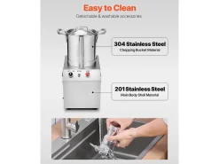 Cortador de Verduras SucceBuy Robot de Cocina y Picadora 4 L - 550 W - Alto Rendimiento