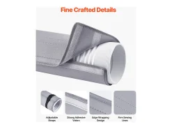 Cubierta Protectora para Tubo de Acondicionador de Aire SucceBuy, Manguito Aislante para Acondicionador de Aire Portátil, Ajuste Universal
