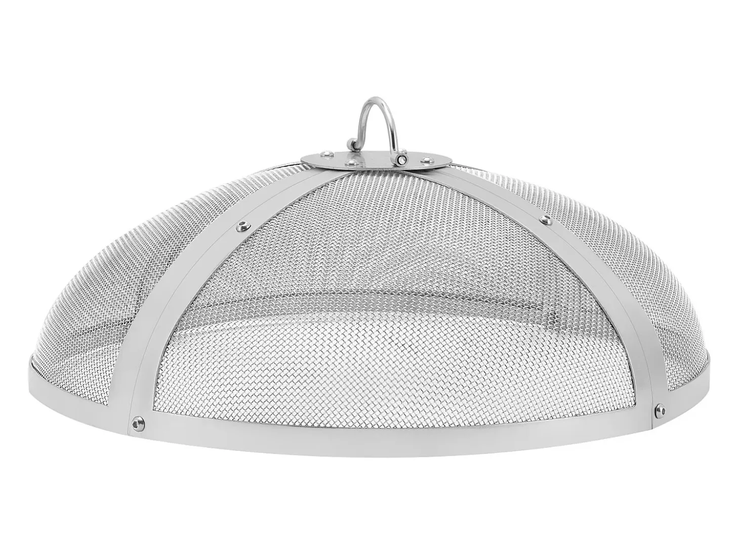 Cubierta SucceBuy de Protección Antichispas de 50.8cm, Cubierta de Acero Robusto Reforzado, Cubierta de Hogar al Aire Libre con Parte Superior de Apertura Fácil