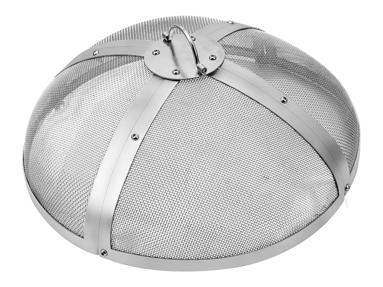 Cubierta SucceBuy de Protección Antichispas de 50.8cm, Cubierta de Acero Robusto Reforzado, Cubierta de Hogar al Aire Libre con Parte Superior de Apertura Fácil