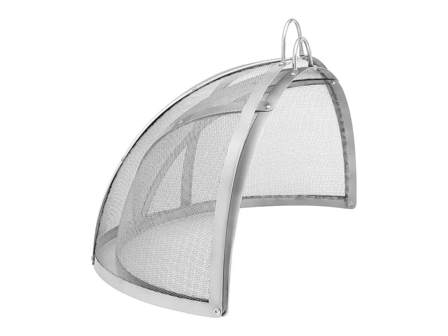 Cubierta SucceBuy de Protección Antichispas para Hogar, Diámetro de 91.44 cm, Accesorios Redondos para Hogar al Aire Libre, Cubierta de Metal