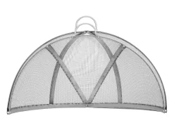Cubierta SucceBuy de Protección Antichispas para Hogar Redondo de Leña de 76.2cm en Acero Inoxidable, Accesorios Redondos para Anillo de Hogar al Aire Libre