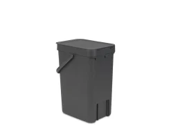 Cubo de basura Brabantia Sort & Go 12L Gris Oscuro - 109805