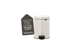 Cubo de basura con pedal 5L NewIcon Blanco Brabantia
